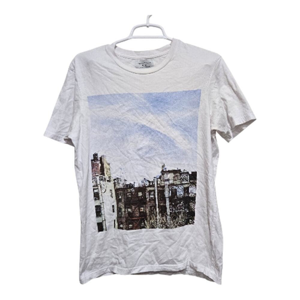 Cotton On T-Bar White Graphic Tee Shirt Size M